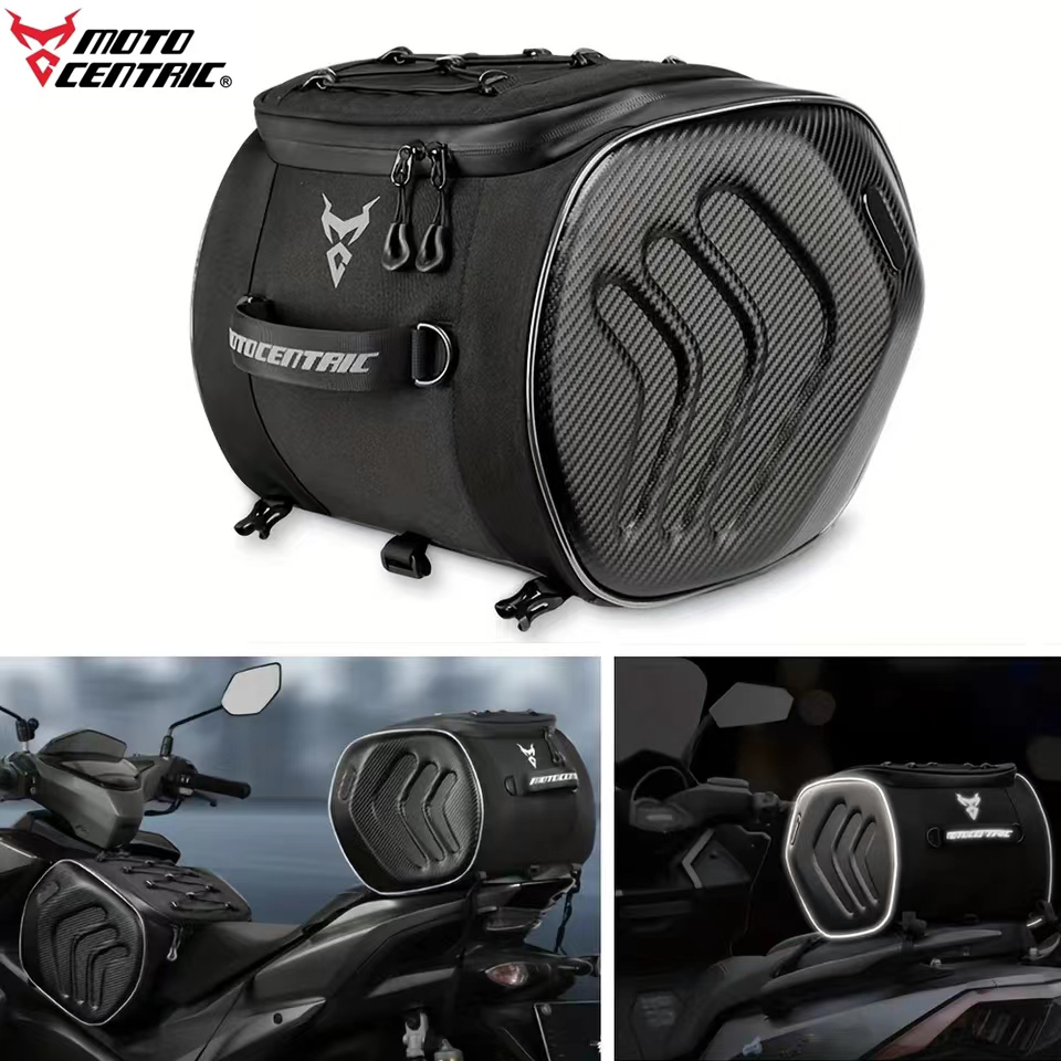 Motorcycle Gear Backpack - Waterproof Motorcycle Rear Seat Bag Travel