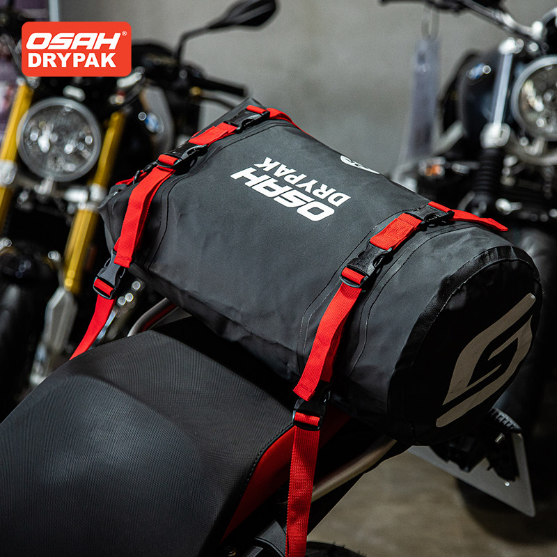 Motorcycle Gear Backpack - OSAH Grey Motorcycle Bag 25L Large